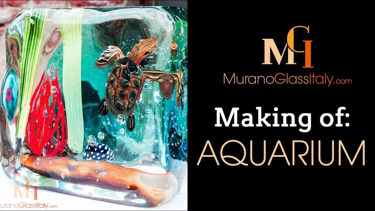 The Making of Aquarium Sculpture – The Art of Venetian Glassblowing – Made in Venice, Italy