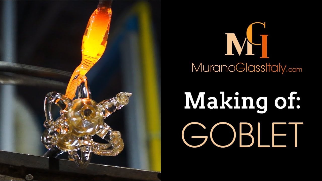 The Making of Murano Glass Goblets - The SECRET Art of Venetian Glassblowing