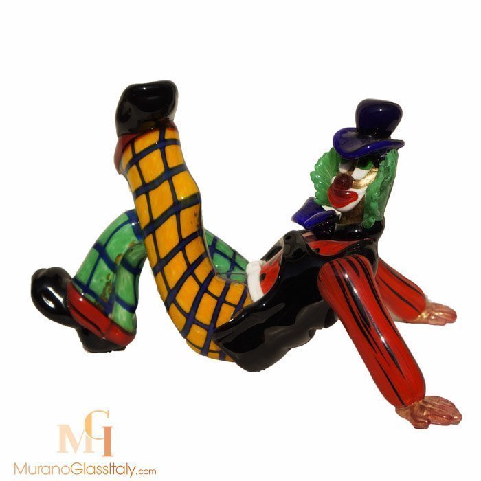 murano glass clowns