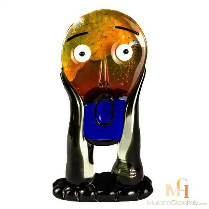 Tête Original Murano Urlo - Vue de face tete original murano