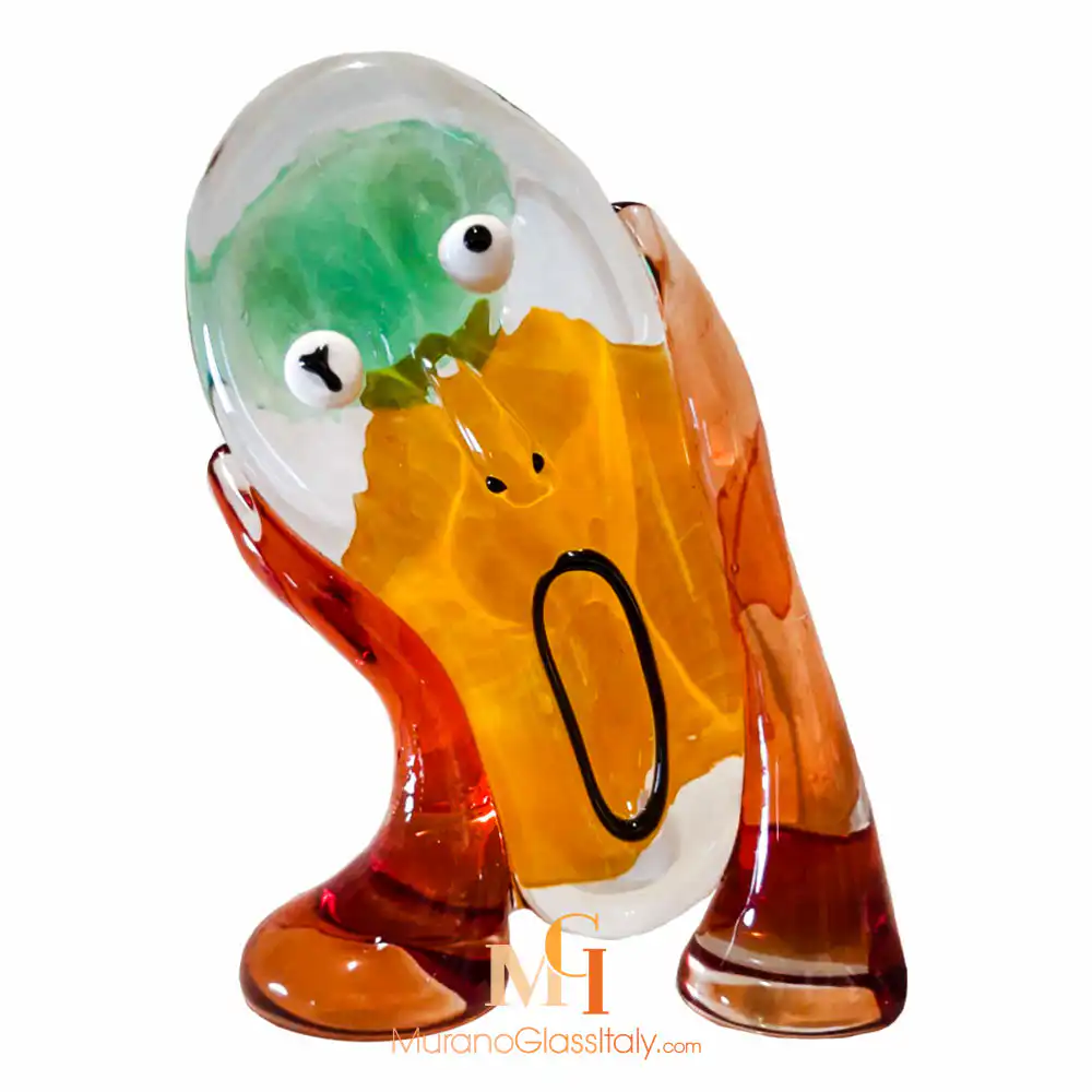 Tête Original Murano Scream – Vue de face
