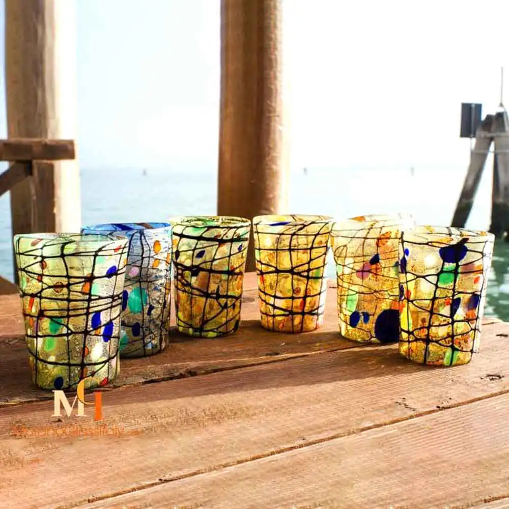 威尼斯手工玻璃水杯 Dolcetto 威尼斯手工玻璃水杯