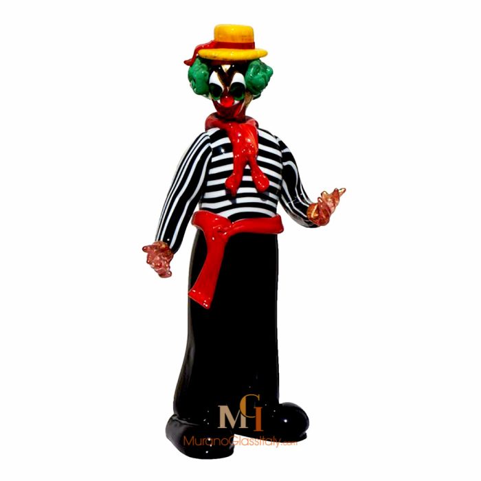 muranoglas clown figur
