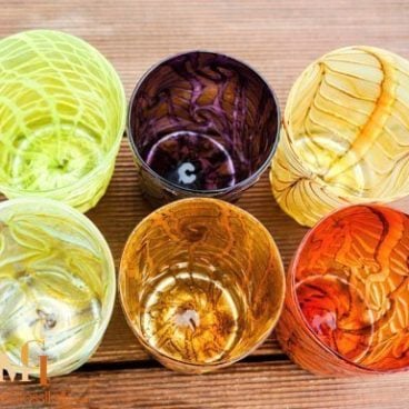 murano glass set