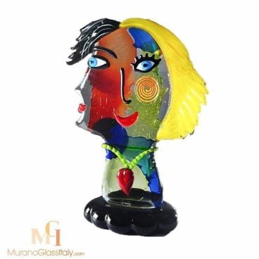 sculpture verre cadeau picasso