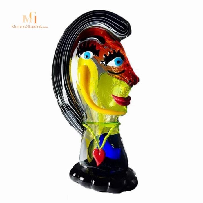 穆拉诺抽象玻璃雕塑
