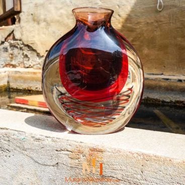 vintage glass vase