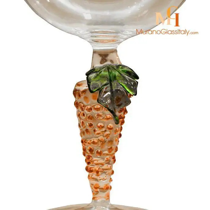 Verre à Vin Cristal Murano – Détail