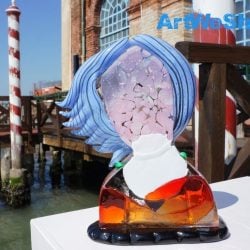 Murano glass head