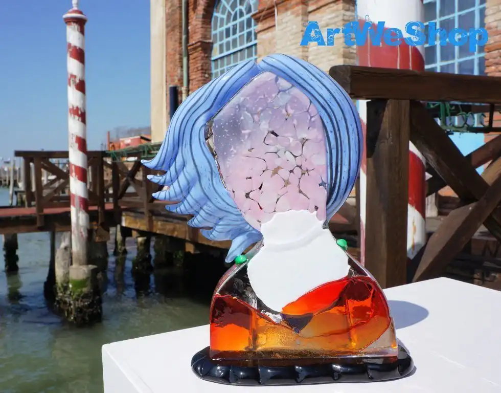 Aschenputtel – Glasskulpturen – Rückansicht