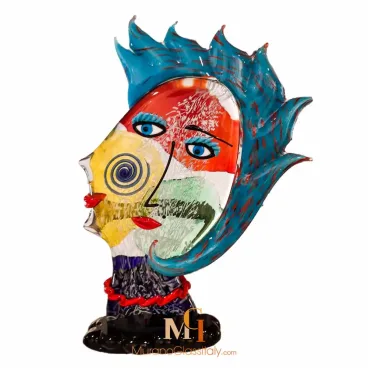 ザ・ユニオン - ムラーノ抽象彫刻