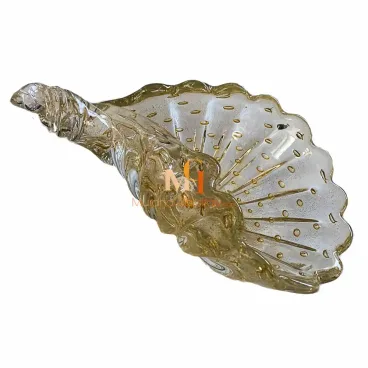 Seashell Gold - Muranaglas Schale