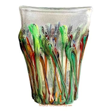 Green Murano Vase