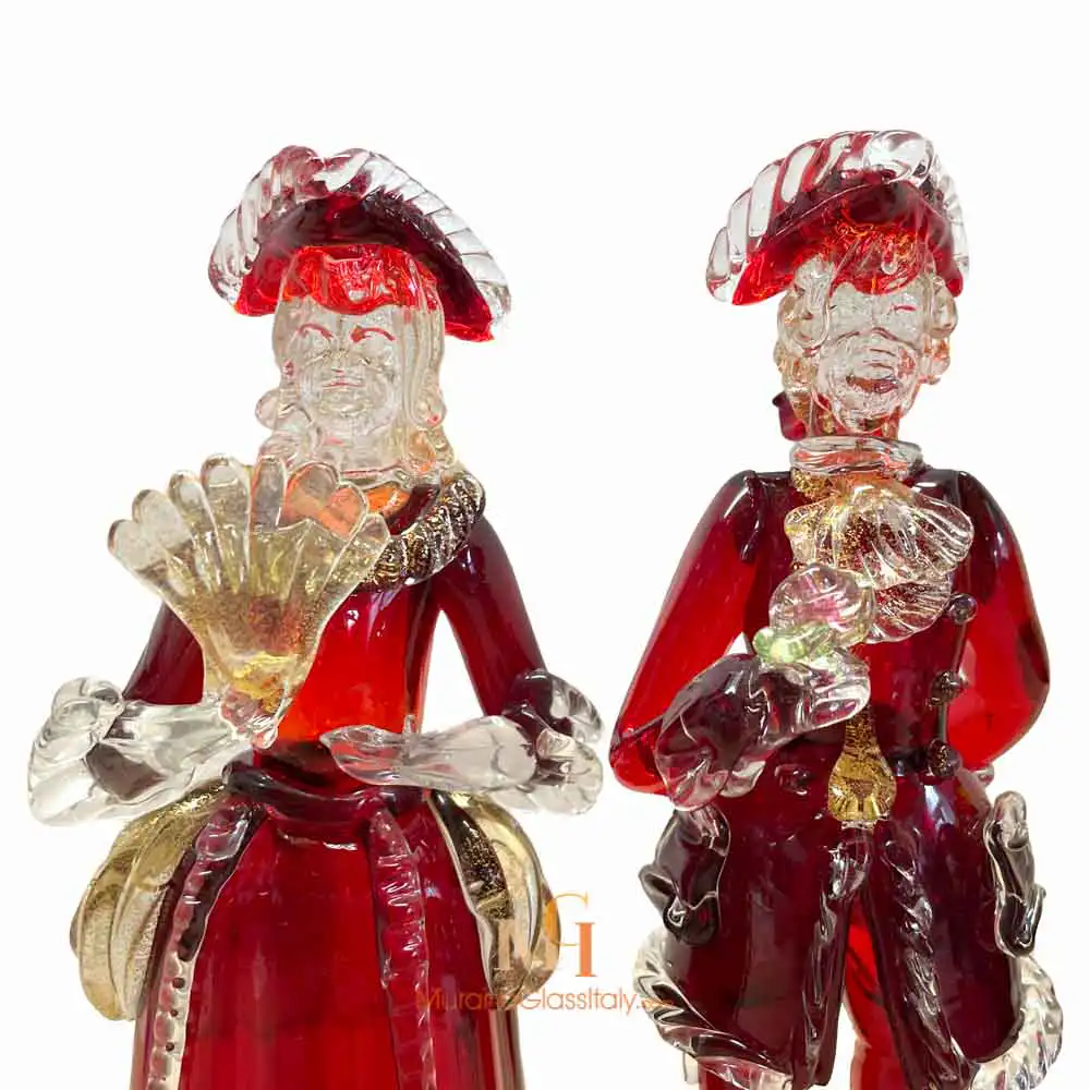 Venezianische Masken 2 – Glasfiguren Glasfiguren