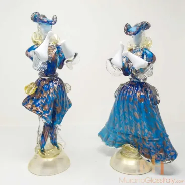 زوج فينيسياني – تماثيل حب كلاسيكية من كريستال