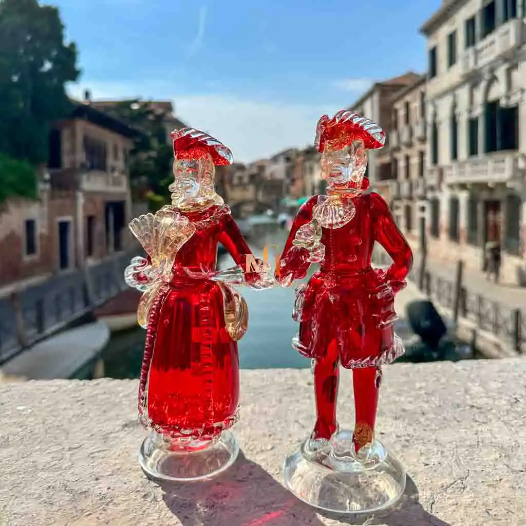 Veneziani Couple S – Murano Figurine