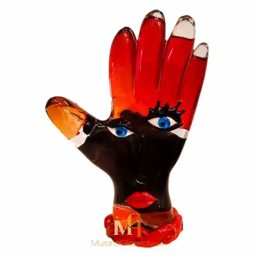 هاي فايف - منحوتة يد من زجاج مورانو