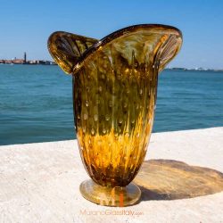 意大利手工吹制玻璃花瓶