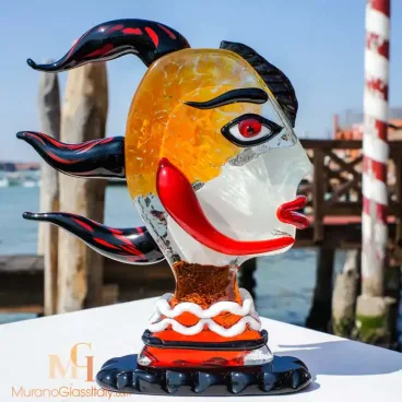 بياتريس - منحوتة من زجاج المورانو