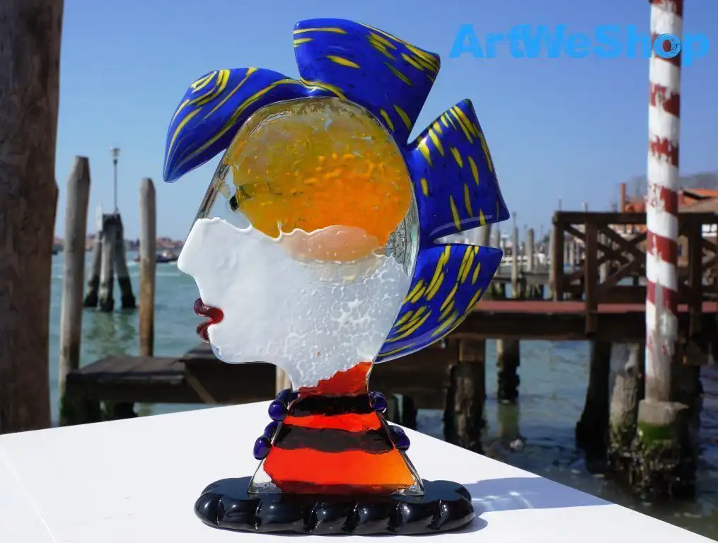 Visage Femme Murano Francesca – Vue de Dos