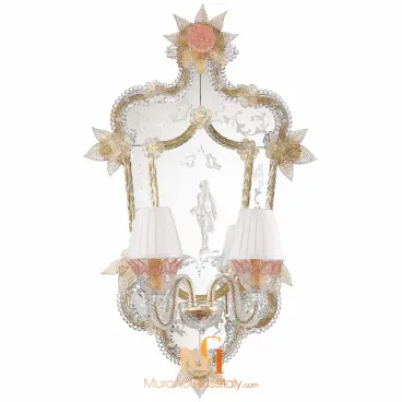 السيد كازانوفا - مرآة مورانو من كريستال