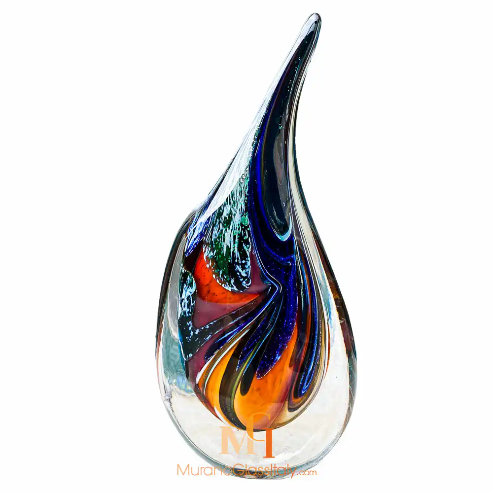 Colorful Spring Vase 产品俯视图 意大利千花玻璃花瓶