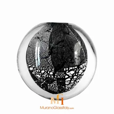 vase noir murano