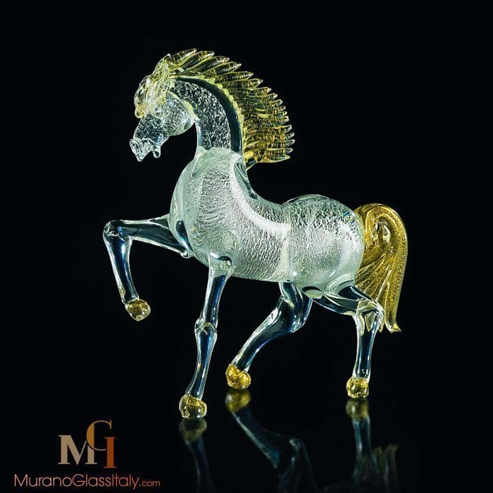 murano glass horse