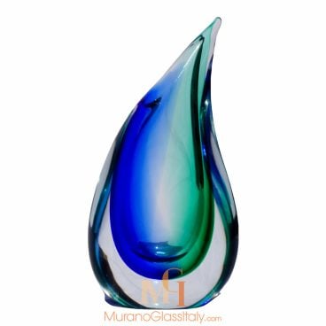 Sommerso Murano Vase