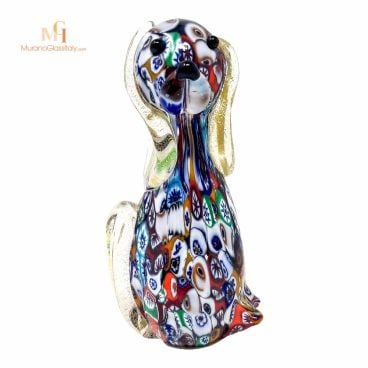 italian glass dog