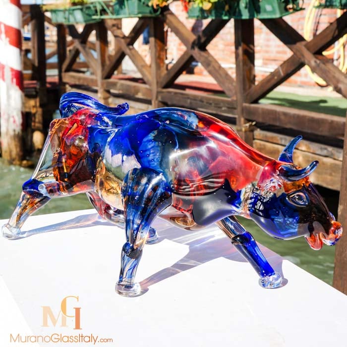 Vertrek Meander ontploffing Murano Glass Bull - Buy Online | OFFICIAL MURANO STORE