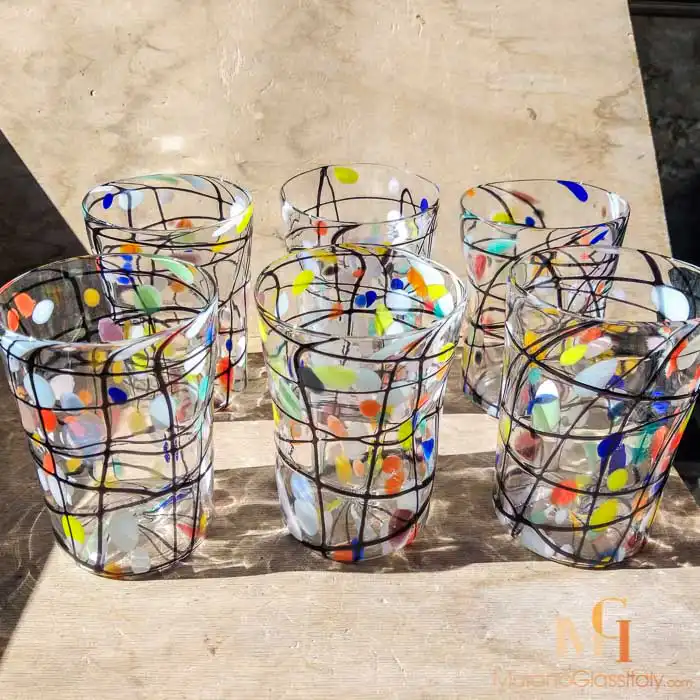 Buy Italian Drinking Glasses Other Side