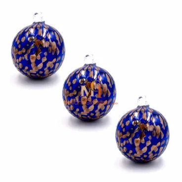 Donder Blue - стеклянные рождественские украшения