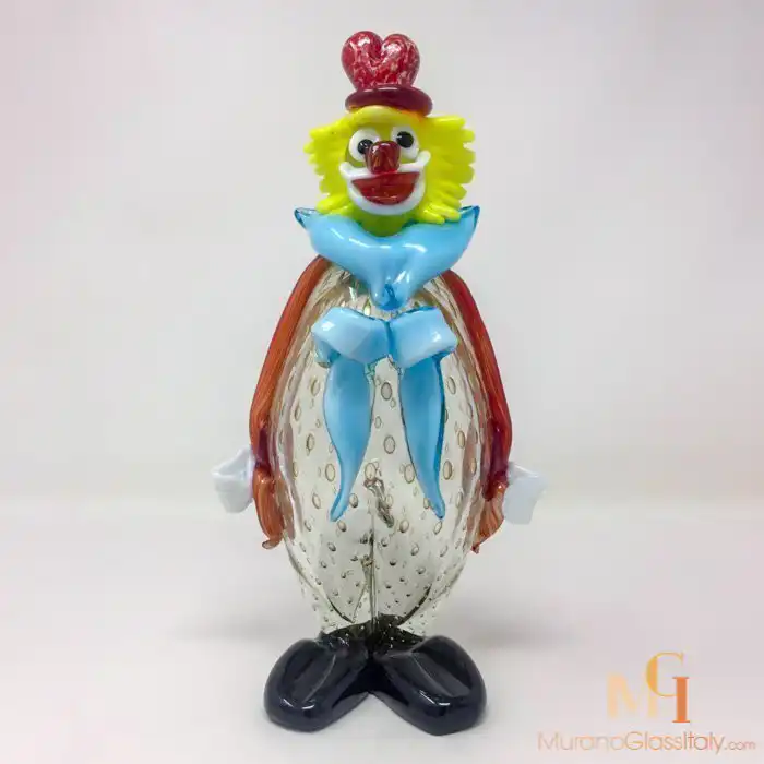 Bongo - Glas Clown - Vorderansicht murano clown