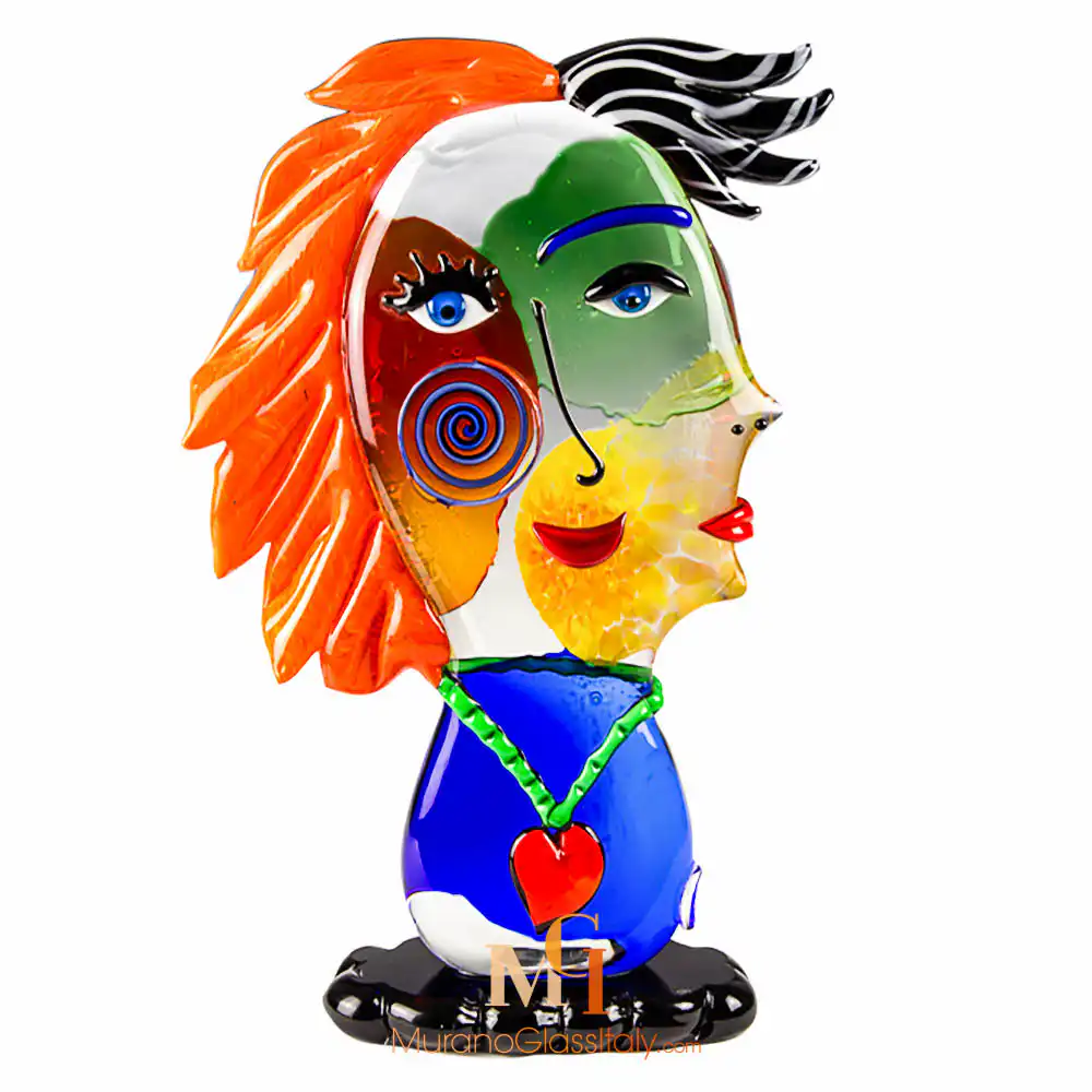 Marriage Glass Sculpture – Certified Murano Glass
