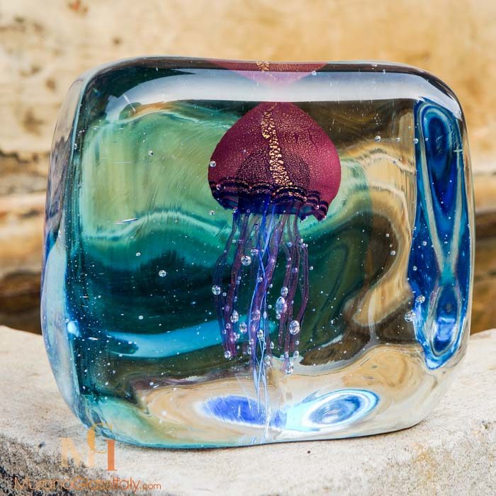 玻璃水母艺术品