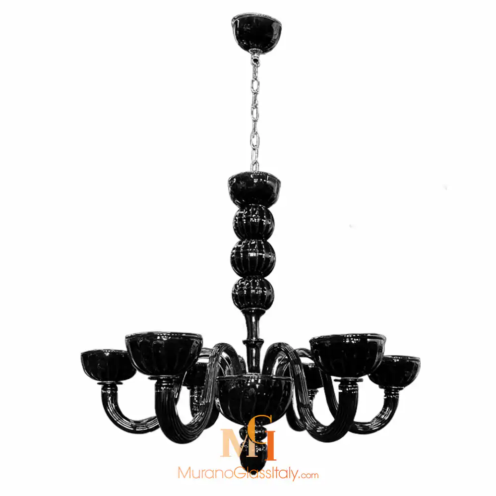 Black Murano Chandelier – 6