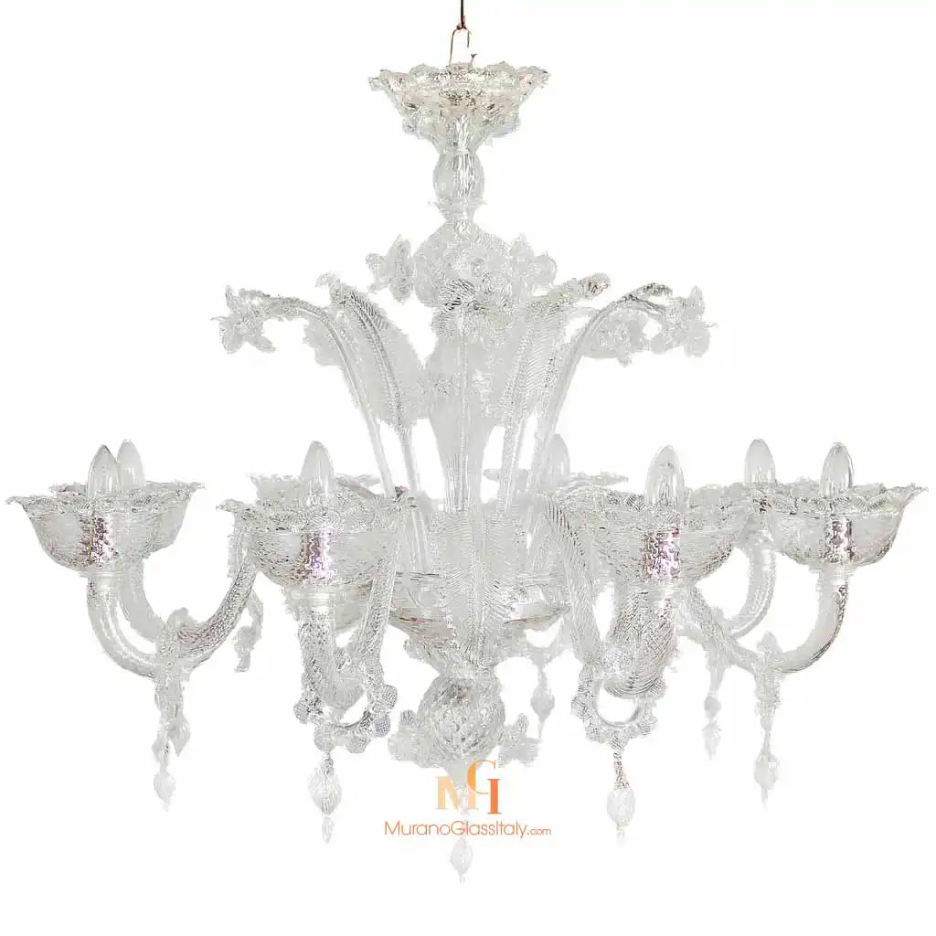 Desiderio - Italian Glass Chandelier Italian Glass Chandelier