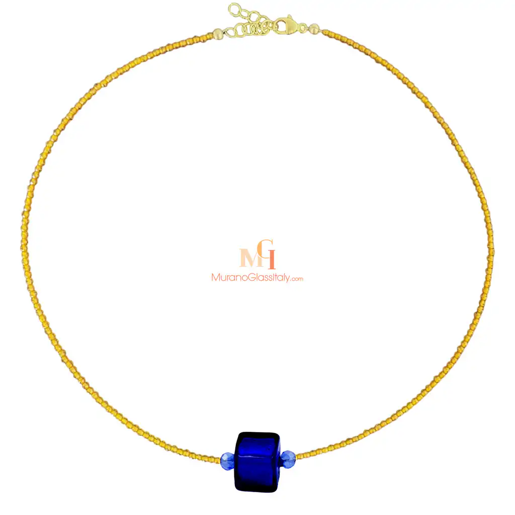 Eclat Dark blue – Antica Murrina Necklace Antica Murrina Necklace