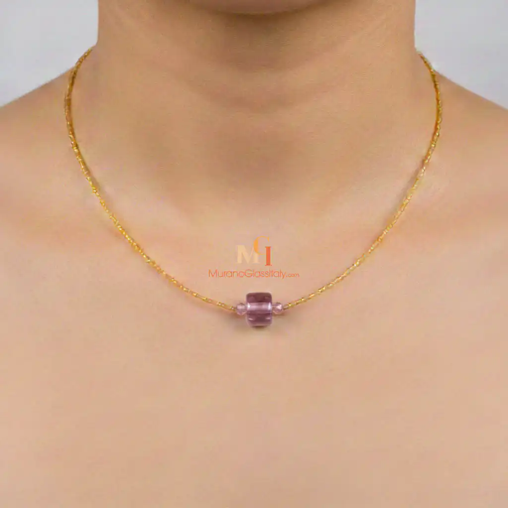 Eclat Purple 2 – Antica Murrina Necklace Antica Murrina Necklace
