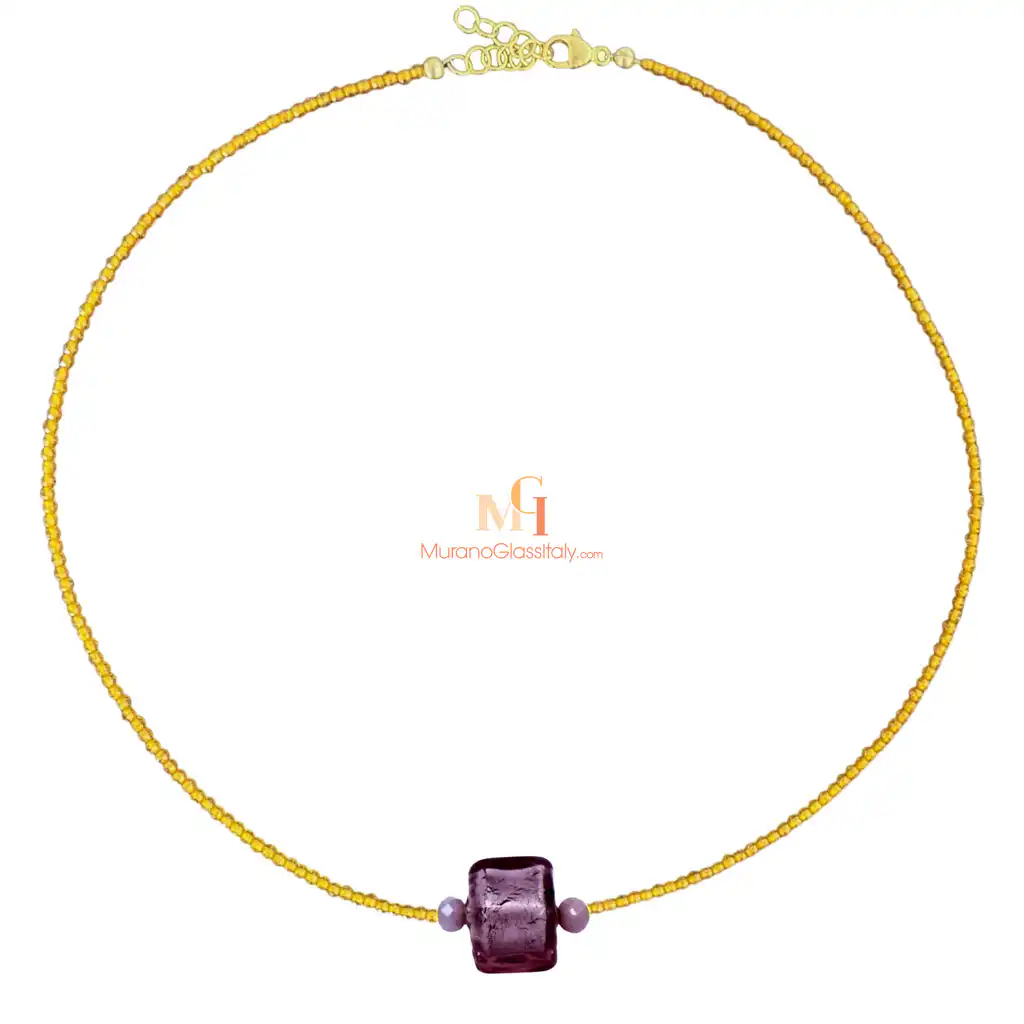 Eclat Purple – Antica Murrina Necklace Antica Murrina Necklace