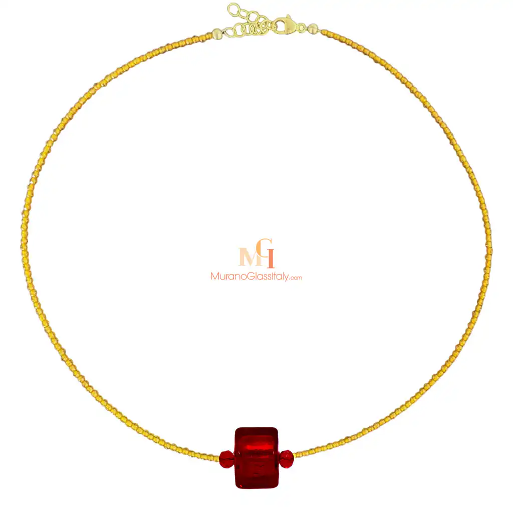 Eclat Red – Antica Murrina Necklace Antica Murrina Necklace