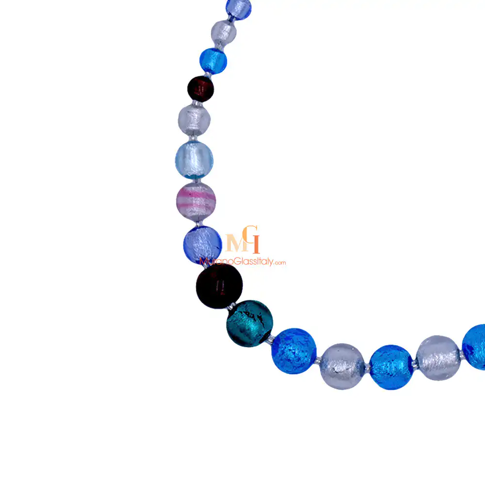 Glam 4 – Murano Glass Beads Necklace Murano Glass Beads Necklace