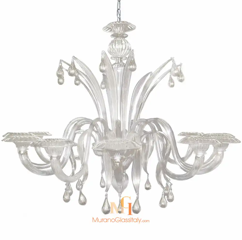 Iris Cristal - Lustre Pampilles Moderne Lustre Pampilles Moderne