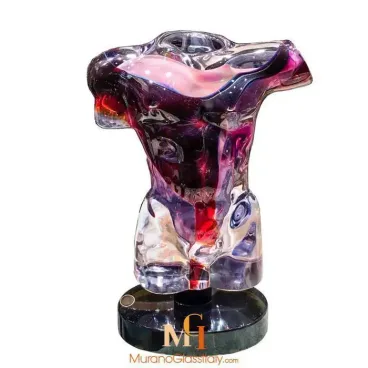 chalzedon glas skulptur 