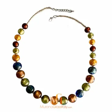 Incanto Mehrfarbig - Kette Muranoglas