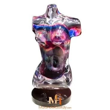 chalcedon glas skulptur 