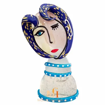 تمثال ديكور لبيكاسو من زجاج منفوخ