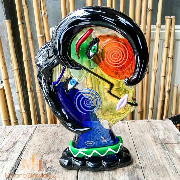 Luxury Crystal Glass Picasso Style Sculpture