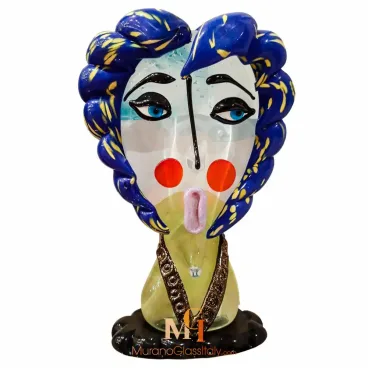 تمثال ديكور لبيكاسو من زجاج منفوخ